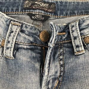 Silver Aiko bootcut denim jeans